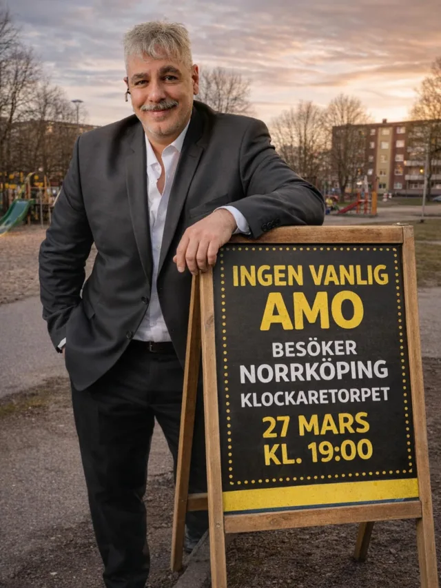 🔥 Intresset är stort! 🔥

Redan 97 platser är bokade till standupkomiker med @shanatci – “Ingen vanlig AMO” i Norrköping, Klockaretorpet.

Vi kommer att släppa ytterligare 40 platser under veckan, så håll utkik om du vill säkra din plats!

📍 Plats: Wilhem Wilbergsgatan 170, Klockaretorpet
📅 Datum: 27 mars
🕖 Tid: Kl. 19:00
🎟 Entré: Gratis